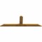 Ekena Millwork Portland Rough Sawn Timber Gable Bracket, Western Red Cedar, 84"W x 28"H x 2"D x 6"F, 8/12 Pitch GBW084X28X0206POR00RWR - alternate 3